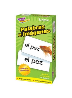 Trend Enterprises Palabras E Imagenes (Picture Words) Flash Card  - Image 5