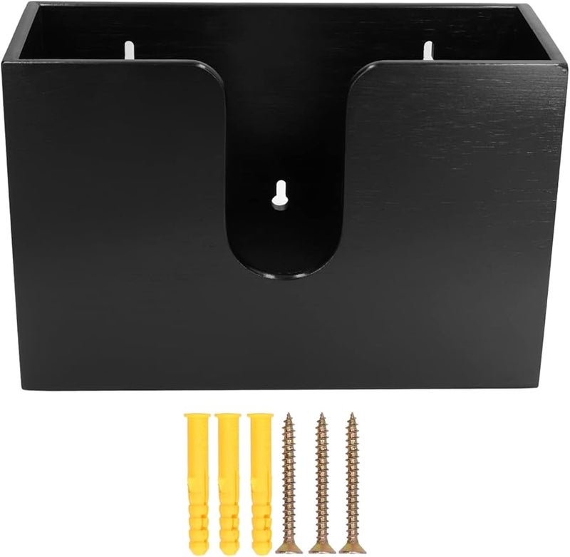 Bamboo Paper Towel Holder Dispenser Box for Kitchen Office Home - Image 1