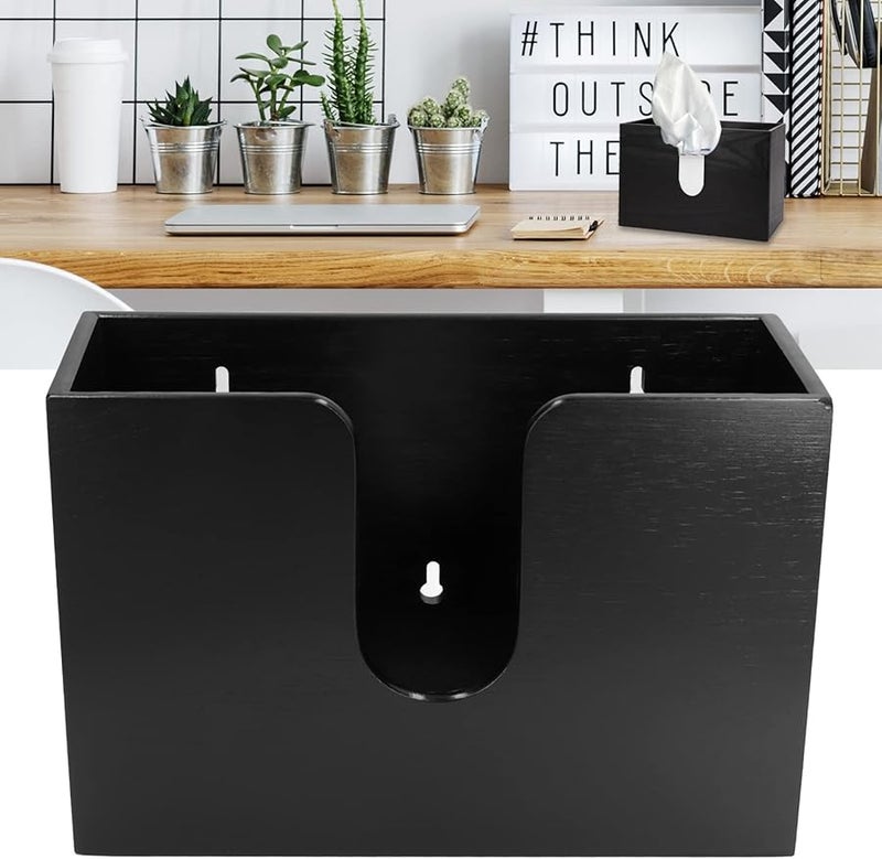 Bamboo Paper Towel Holder Dispenser Box for Kitchen Office Home - Image 5