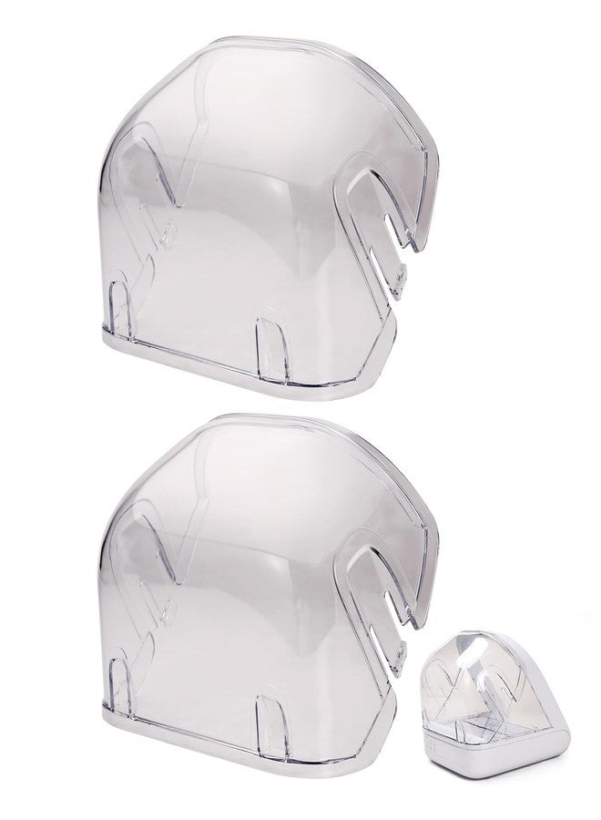 YOIHABV Pet Feeder Rear Cover for Pet Feeder & Connect, YOIHABV Cat Feeder Cover, Help Ensure Persistent Pets Can't Access/Steal Food from The Rear of The Cat Feeder While Lid is Open(2 Pack) - Image 1