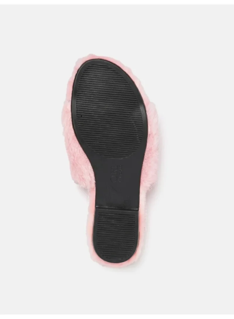 Zoriworld  Buttercup Cloud-Like Comfort Plush Vegan Faux Fur Pink Slippers for Women | Best Price UAE