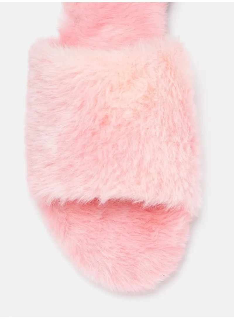 Zoriworld  Buttercup Cloud-Like Comfort Plush Vegan Faux Fur Pink Slippers for Women | Best Price UAE