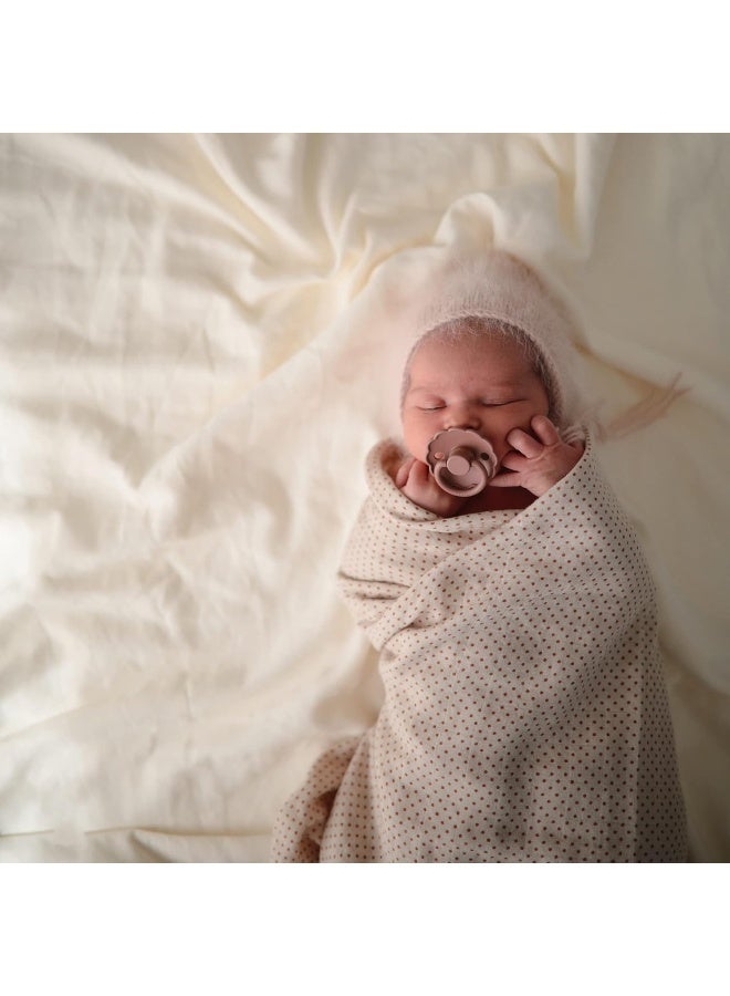 FRIGG لهاية FRIGG Daisy السيليكونية للأطفال من 0-6 أشهر | لهايات مريحة بنظام قفل بالضغط | عبوة من 2 لهات - Image 5