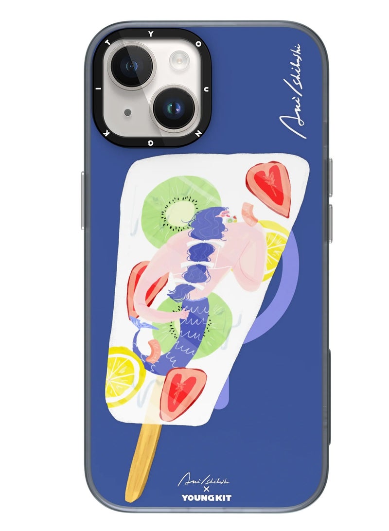 YOUNG KIT حافظة آكي إيشيباشي لأجواء الصيف ماجسيف لأبل آيفون 15 برو ماكس 6.7 بوصة - سلسلة آكي إيشيباشي - مصاصة - Image 2