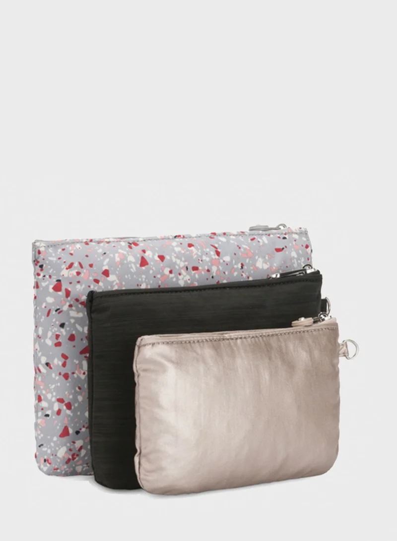 kipling Large Laka Speckled Purse