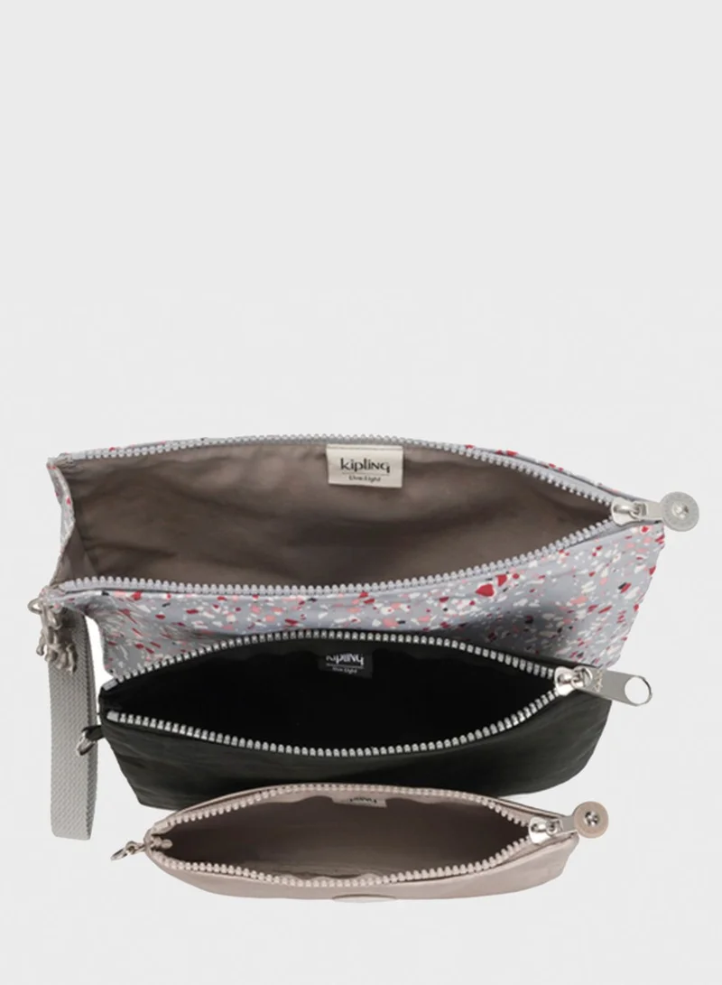 kipling Large Laka Speckled Purse