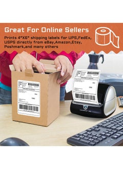 FungLam 8 Rolls 4Xl Labels 4"X6" Direct Thermal Shipping Label Compatible With Labelwriter 4Xl 1744907 Thermal Postage Labels 220 Labels Roll  - Image 4