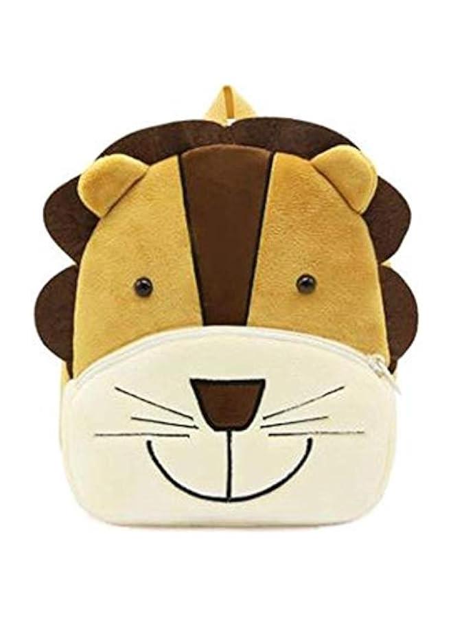 Cute Toddler Backpack Toddler Bag Plush Animal Cartoon Mini Travel Bag for Baby Girl Boy 2-6 Years(Cute Lion) - Image 1