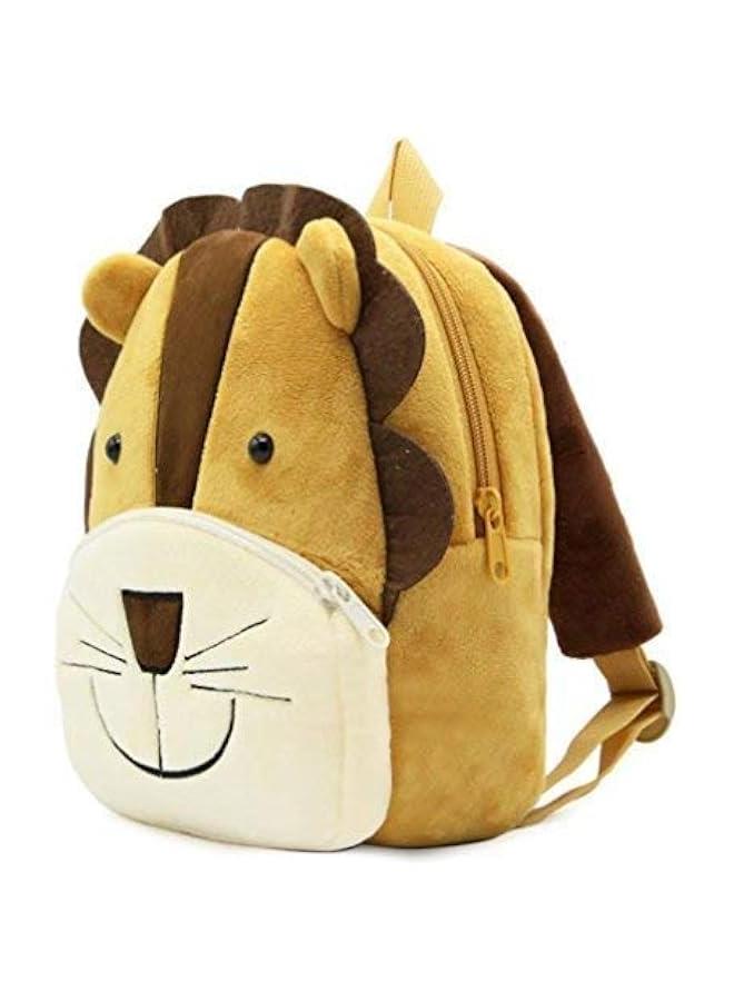 Cute Toddler Backpack Toddler Bag Plush Animal Cartoon Mini Travel Bag for Baby Girl Boy 2-6 Years(Cute Lion) - Image 2