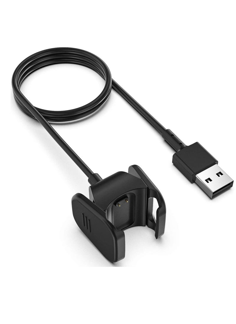 Charger Compatible With Fitbit Charge 4 / Charge 3, Replacement USB Charging Cable Cord, Clip Dock Accessories Adapter for Charge 4/Charge 3 Fitness and Activity Tracker(1 Piece) - Image 1