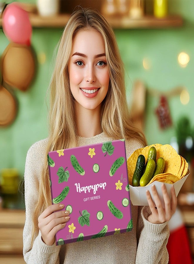 Happy Pop HAPPYPOP Pickle Gifts for Women - Funny Big Dill Novelty Socks for Teen Girls, Crazy Silly Pickle Socks, Christmas Stocking Stuffers - Image 3