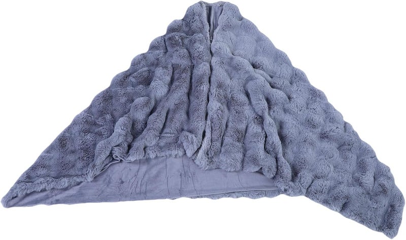 Wearable Heated Blanket, USB Heated Throw Cover Shawl Wrap with 3 Heating Levels, for Keeping Warm in Home Office Outdoor - Image 3