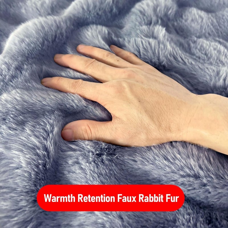 Wearable Heated Blanket, USB Heated Throw Cover Shawl Wrap with 3 Heating Levels, for Keeping Warm in Home Office Outdoor - Image 2