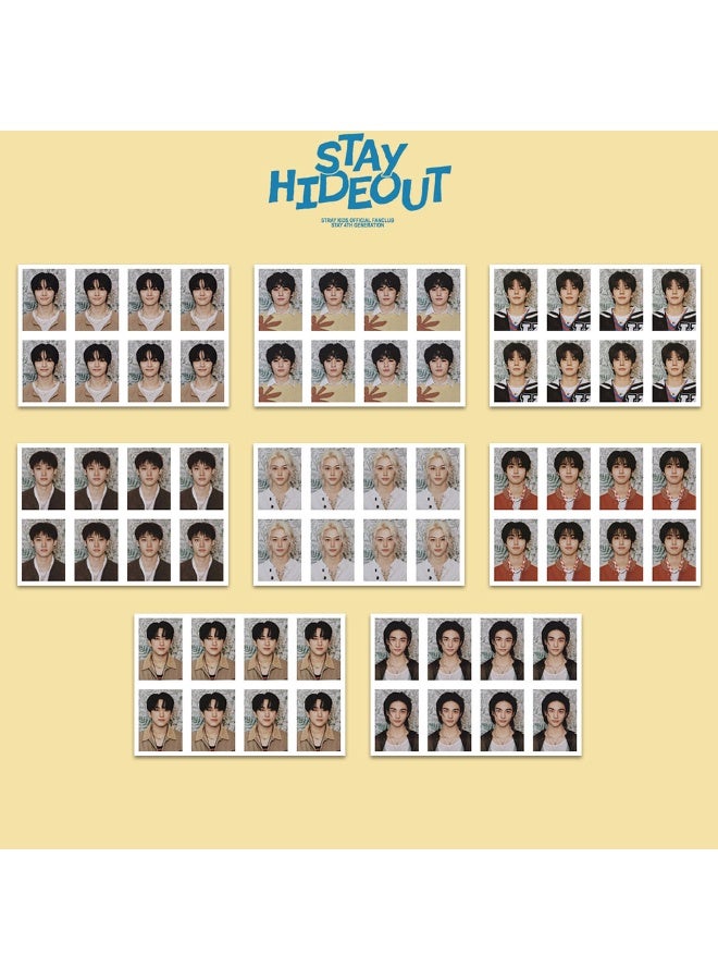 NIBEMINENT 8 Pcs Kpop Stray Kids - IN ID Photo Stay Hideout Lomo Cards Card For Fans Collection Gifts - Image 2