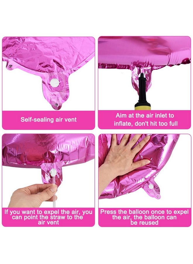 TONIFUL 40 Inch Large Rose Red Letter L Balloons Giant Hot Pink Alphabet Letter Balloons,Foil Mylar Big Balloons for Birthday Party Anniversary Supplies Decorations - Image 3