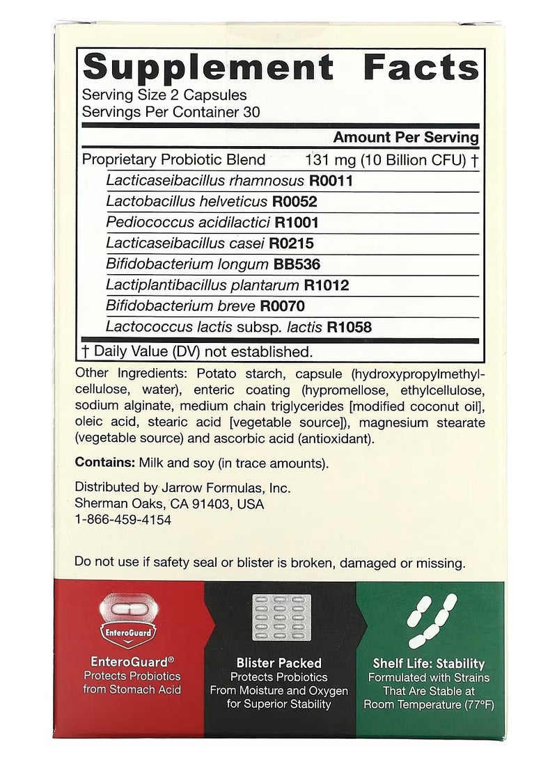 جارو فورملاز صيغ جارو، جارو-دوفيلوس إي بي إس، 60 كبسولة نباتية (5 مليارات لكل كبسولة) - Image 2