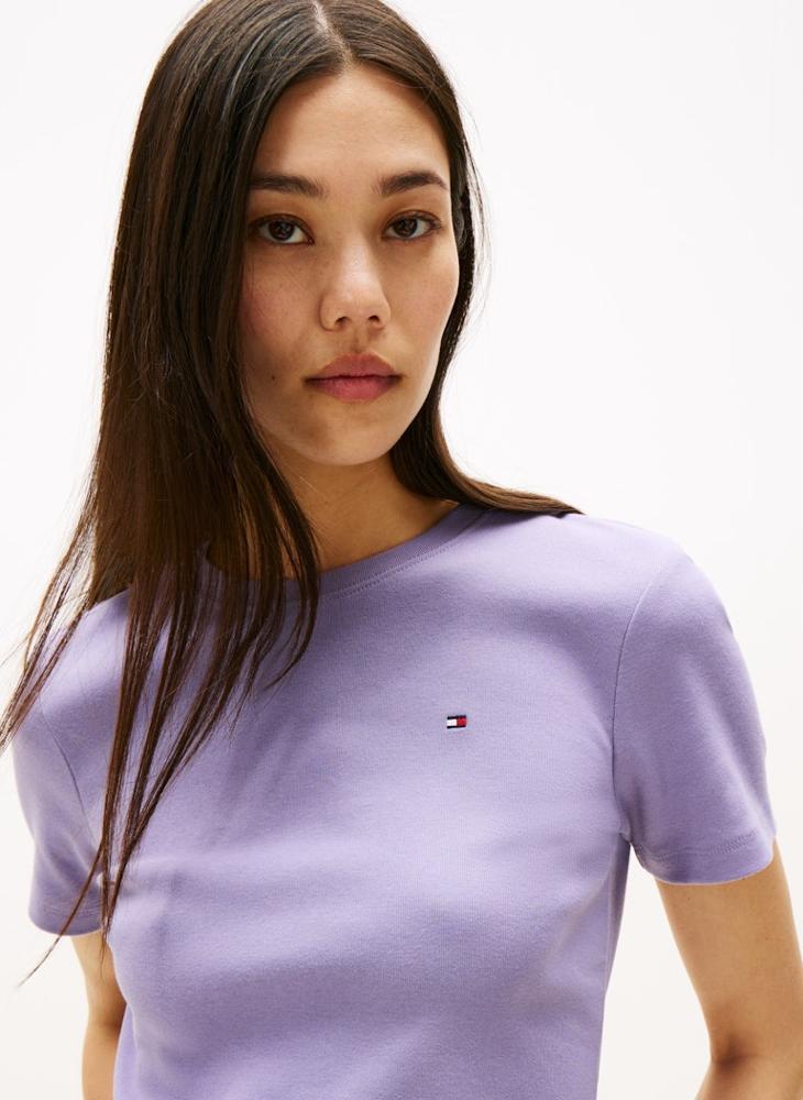 TOMMY HILFIGER Striped Crew Neck T-Shirt - Image 3