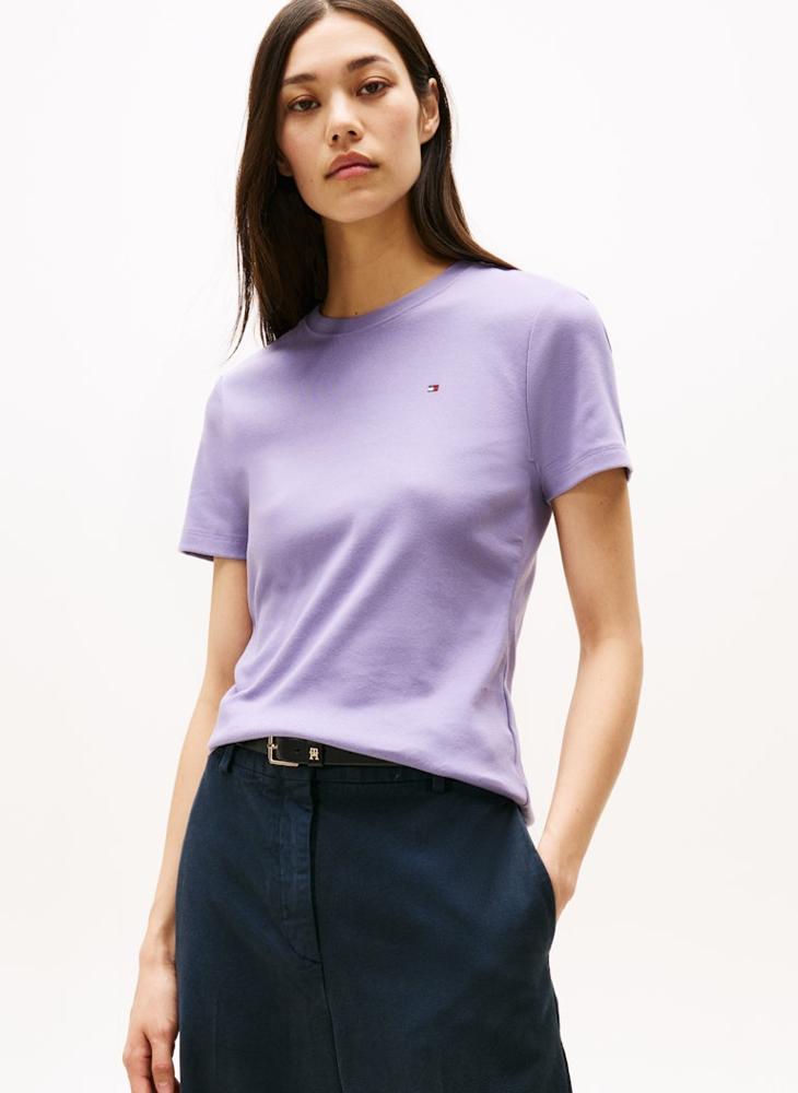 TOMMY HILFIGER Striped Crew Neck T-Shirt - Image 1