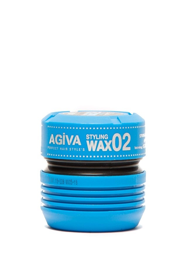 Agiva Hair Styling Crystal Wax 02 Strong Hold Wet Look Plus Keratin 6oz - Image 1