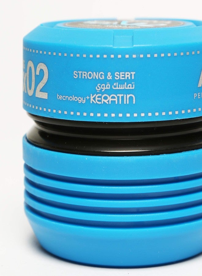 Agiva Hair Styling Crystal Wax 02 Strong Hold Wet Look Plus Keratin 6oz - Image 4