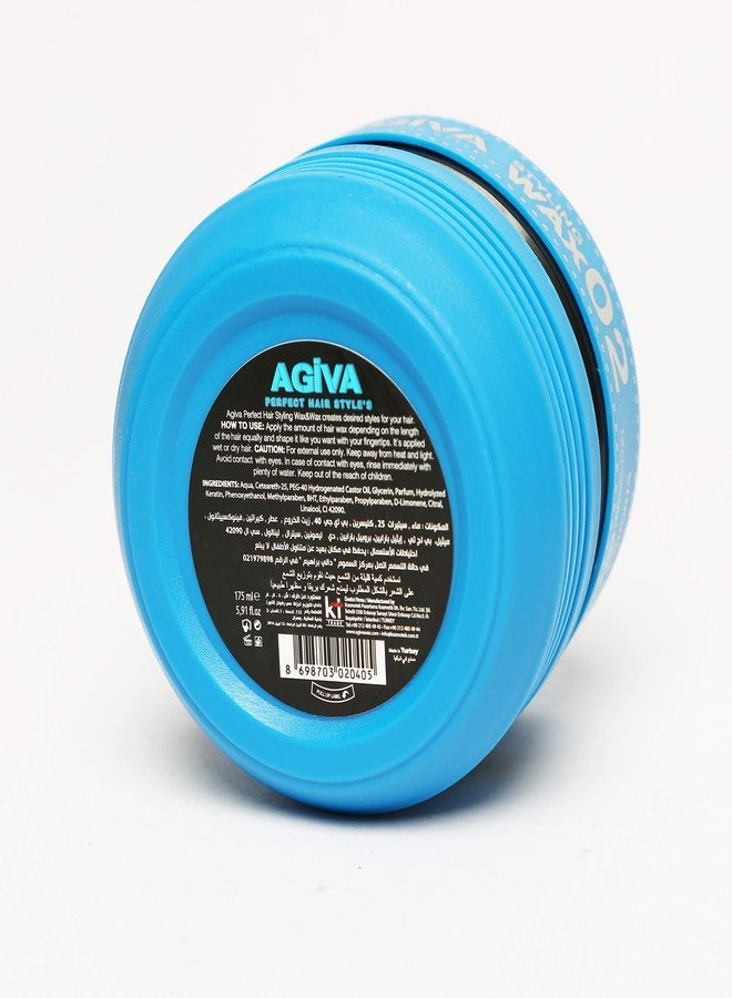 Agiva Hair Styling Crystal Wax 02 Strong Hold Wet Look Plus Keratin 6oz - Image 3