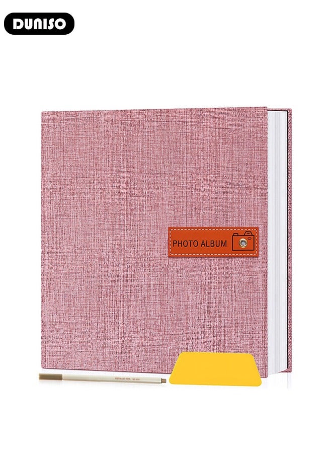 DUNISO 120 Pockets Simple Photo Album for 3-10 Inches Photos Portable Photo Album for Family Wedding Boys Girls  - Image 5