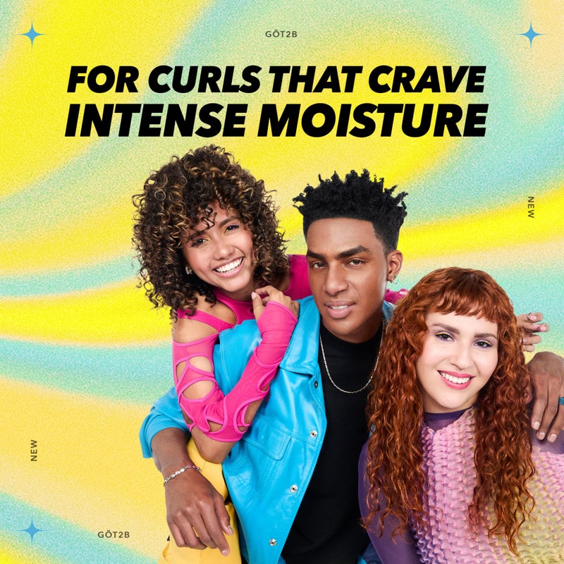 Got2B Curled Styling Cream, 6 Fl Oz, Curl Defining & Moisturizing Hair Cream for Coily & Curly Hair, Provides Frizz Control & Soft Feel for Type 3-4 Curls, Made with Vitamin E, Aloe Vera & Argan Oil - Image 4