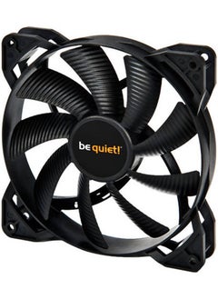 Pure Wings 2 140 Mm PWM Case Fans, 9x Airflow-Optimized Fan Blades, 1000 RPM Fan Speed, Up To 104 CFM Airflow, Rifle Bearing Technology, Black BL040