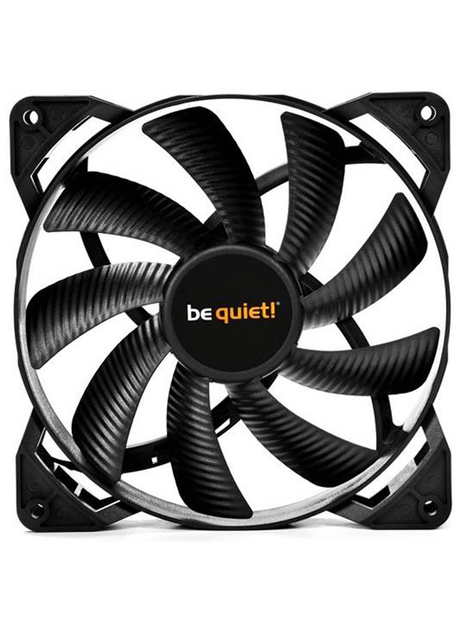 Be Quiet - Pure Wings 2 140 Mm PWM Case Fans, 9x Airflow-Optimized Fan Blades, 1000 RPM Fan Speed, Up To 104 CFM Airflow, Rifle Bearing Technology, Black BL040 - Image 1