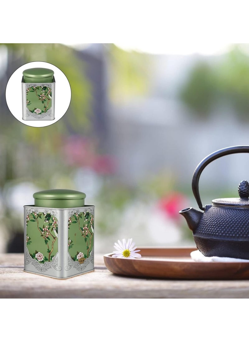 General Metal Container Tea Caddy, 2 Pack of Tea Caddies with Sealed Double Lid, Chinese Style Tea Jar for Dry Food Coffee Sugar Storage Tea Container, For Storage Tea Bags Coffee Sugar  - Image 4