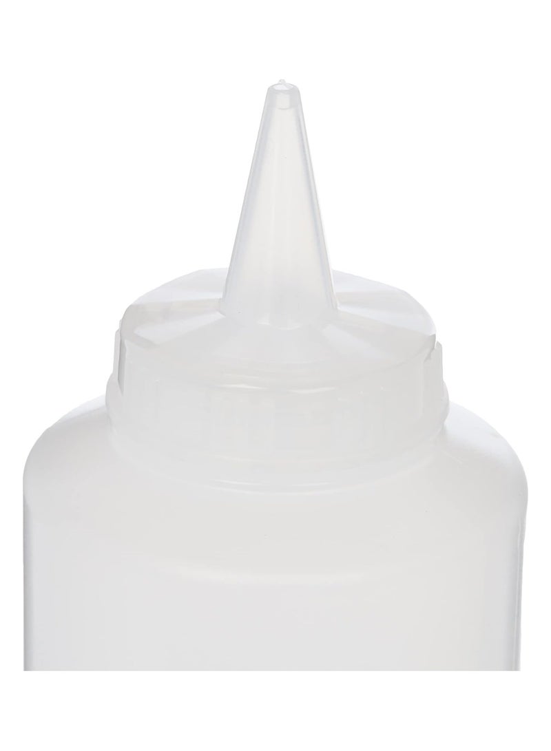 GastroPlast 753 Ml. Squeeze Bottle Dispenser (Clear)  - Image 3