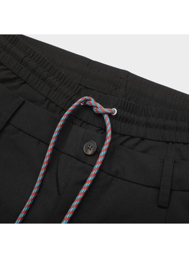 Zara Men's Trendy Modern Patchwork Loose Straight Leg Casual Pants - Image 4