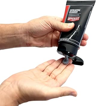 Uppercut Deluxe Exfoliating Cleanser Gently Cleanses and Detoxes Skin with Ground Pumice and Charcoal Suitable for Daily Use 120ml - Image 4