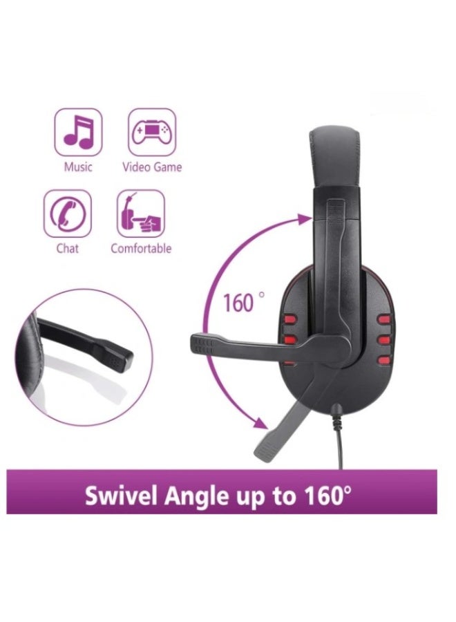 Terabyte Gaming Headset with Mic for Laptop Computer, Cellphone, PS4 - Image 5