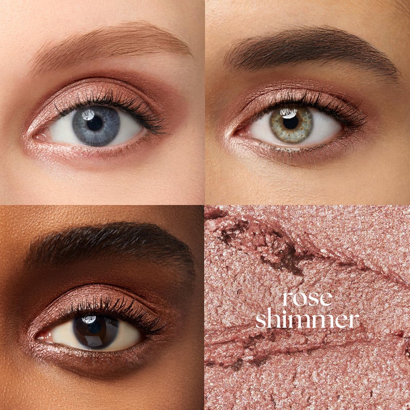 Julep قلم ظلال العيون جوليب 101 كريمي إلى بودرة مقاوم للماء - لمسة وردية لامعة - يدوم طويلاً، مقاوم للتجاعيد، ظلال عيون كريمية لامعة باللون الوردي مع ممسحة مدمجة - Image 2