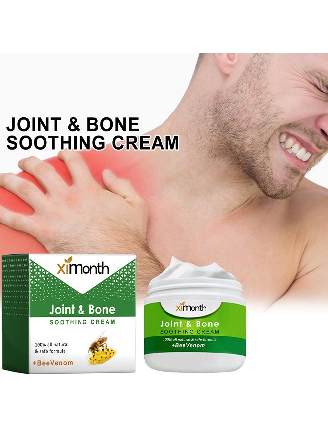 ximonth Joint & Bone Soothing Cream, Original Colocynth Ointment, Natural Ways To Treat Joint And Knee Pain, Knee Joint Topical Cream, Body Relief Cream For Joints, And Waist, Fast Absorption, 30G - Image 1