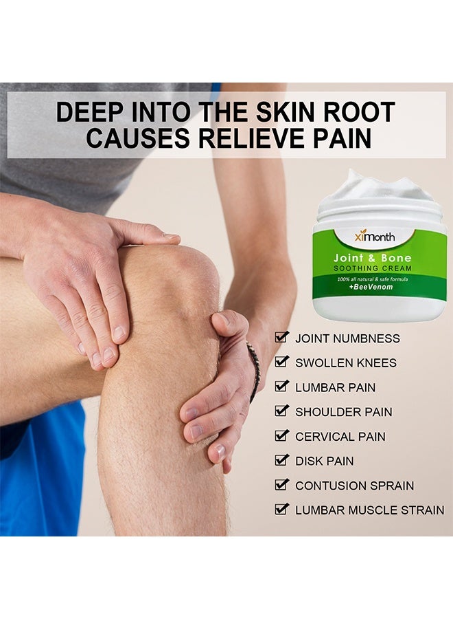 ximonth Joint & Bone Soothing Cream, Original Colocynth Ointment, Natural Ways To Treat Joint And Knee Pain, Knee Joint Topical Cream, Body Relief Cream For Joints, And Waist, Fast Absorption, 30G - Image 2