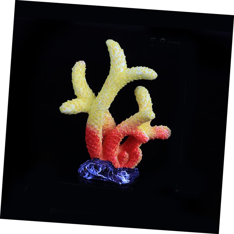 5Pcs Artificial Coral Aquarium Decorations Miniature Fish Tank Ornaments Safe for Fish - Image 4