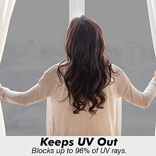SIA VENDORS Home/Office/Bathroom One Way Window Film Non Adhesive Mirror Reflective Privacy Window Film Static Cling Glass Tinting Silver (Silver, 20 X 60 INCHES) - Image 4