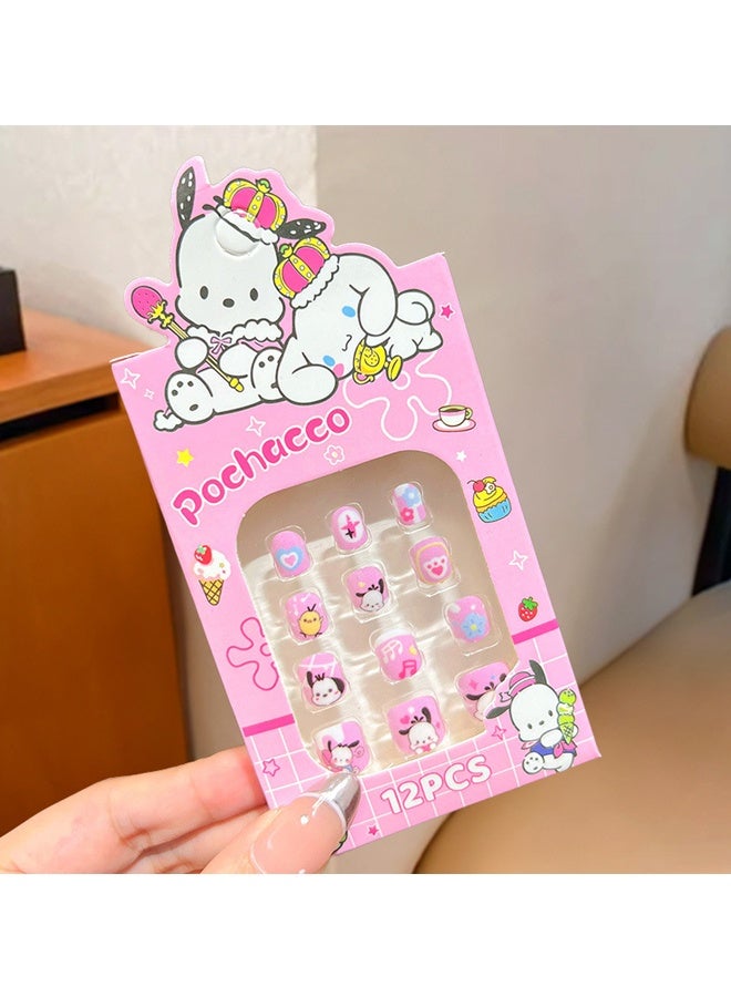 Sanrio Manicure Stickers Wear Armor Stereo Play Home Beauty Makeup Dress Girl Toy Training Organization Prizes Gifts - Image 4
