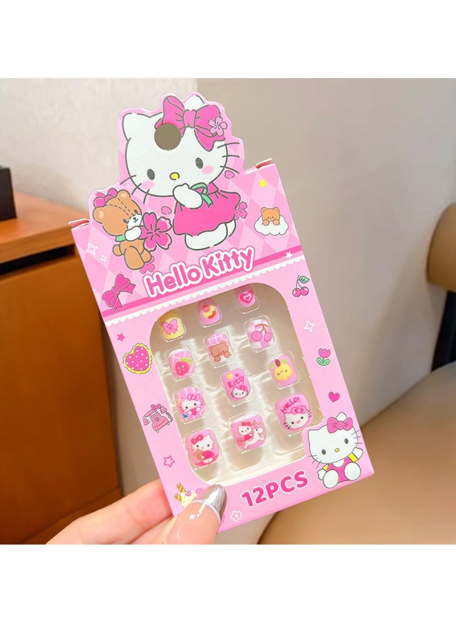 Sanrio Manicure Stickers Wear Armor Stereo Play Home Beauty Makeup Dress Girl Toy Training Organization Prizes Gifts - Image 3