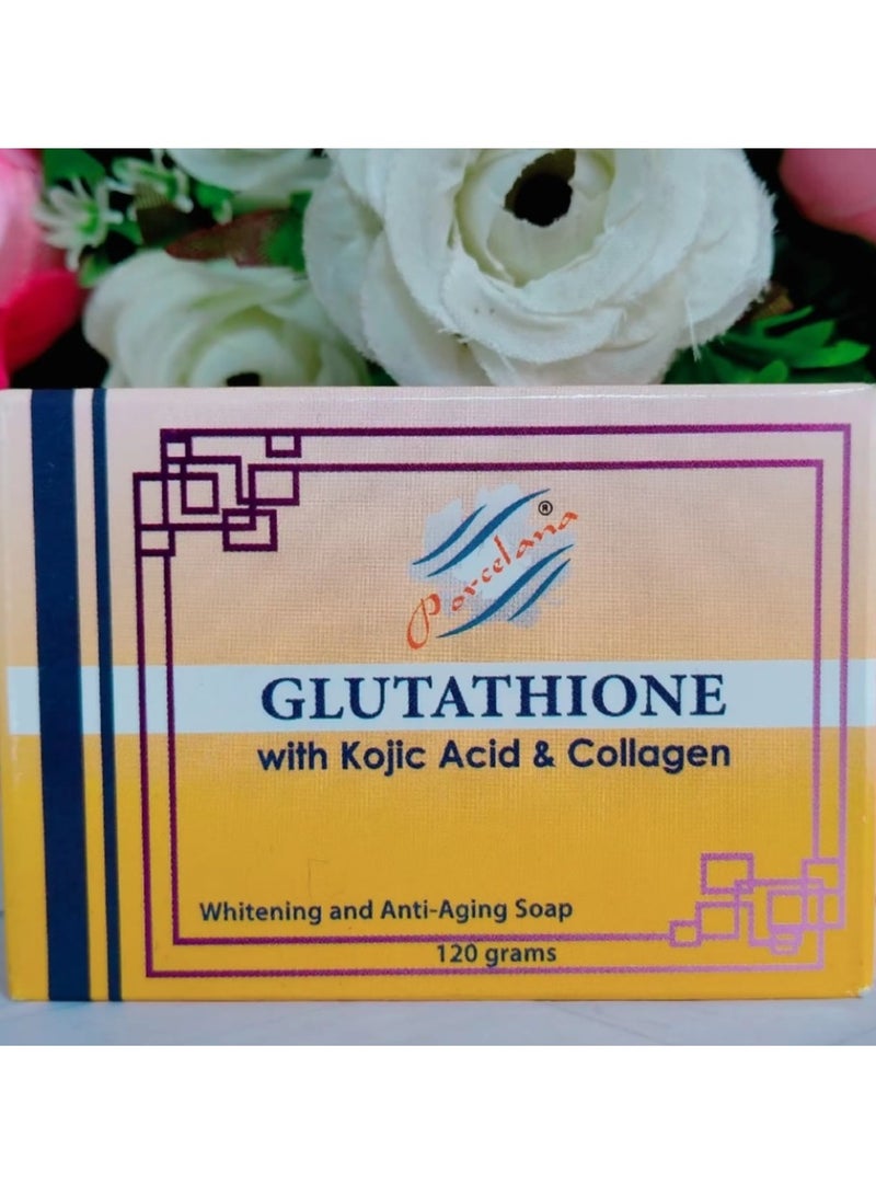 porcelana glutathione soap Porcelana Porcelana Glutathione with Kojic Acid & Collagen Soap 120G | Best  Price KSA