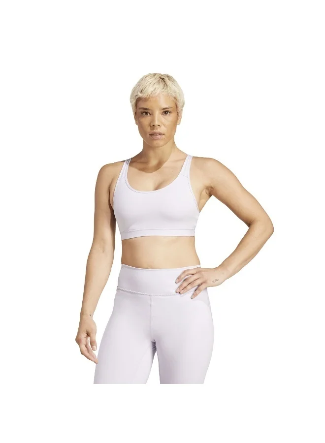 adidas Originals adidas All Me Ess Ms Purple Training Bra 2XSB