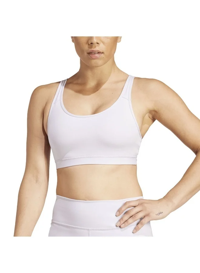 adidas Originals adidas All Me Ess Ms Purple Training Bra 2XSB