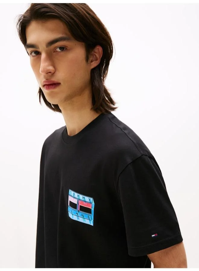 Back Graphic Crew Neck T-Shirt