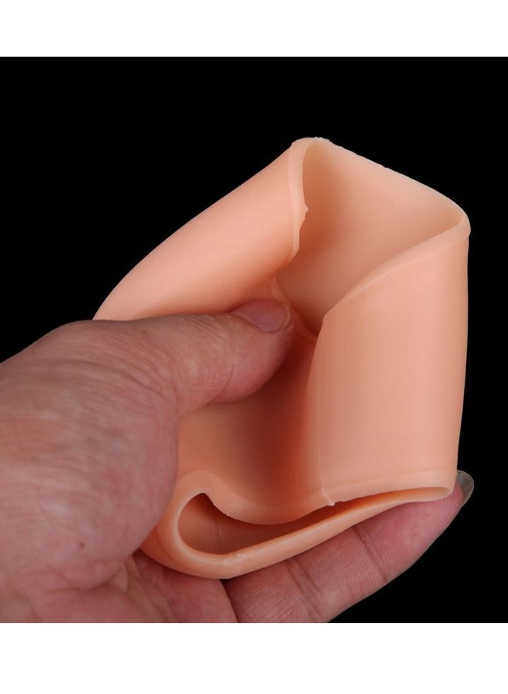 1 Pair Comfortable Protective Heel Rubber Vest Breathable Support Pain Protection Plantar Fasciitis Silicone Socks - Image 3