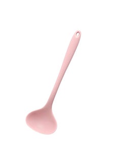 Thoraya Soup Ladle Serving Spoon Silicone 11.2in Comfortable Grip Heat Resistant Kitchen Utensils for Dinner Home Pink  - Image 3