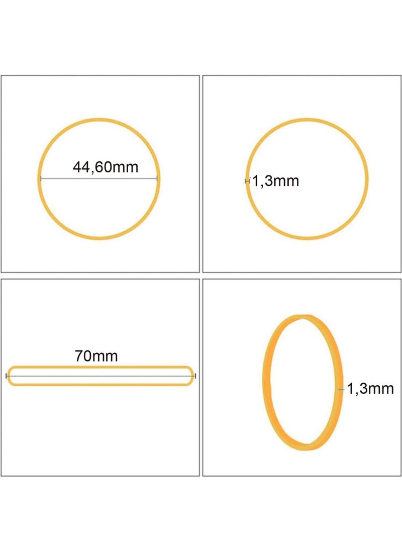 Ekoset White Packaging Money Rubber 1000 Pieces 70 mm  - Image 3