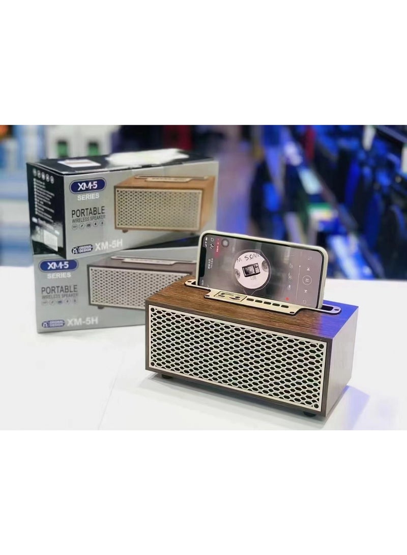 Vintage bluetooth stereo, solid wood style, can be plugged into the card, U disk playback. - Image 2