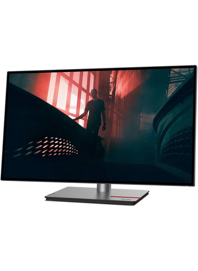 Lenovo 27" Inch ThinkVision Computer Monitor 2k QHD (2560x1440) IPS Panel Technology, 1.07 Billion Color Support, Adjustable Stand - P27q-30 | Black - Image 2